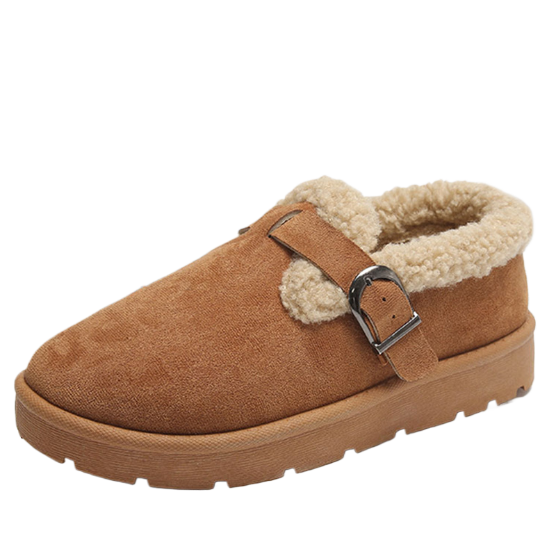Warm-Lined Suede Ankle Boots
