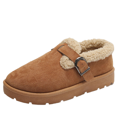 Warm-Lined Suede Ankle Boots